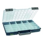 CIMCO - Aufbewahrungskoffer raaco Carry-Lite 55, Raster 5 x 10, inkl. 25 Einsätze