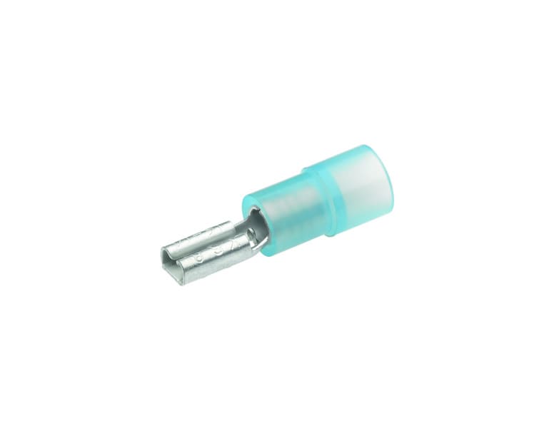 CIMCO - Flachsteckhülse isoliert DIN 46245 1,5-2,5mm² 2,8x0,8mm blau
