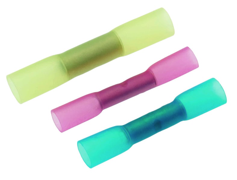 CIMCO - Stossverbinder mit Schrumpfisolation 0,5-1mm² rot