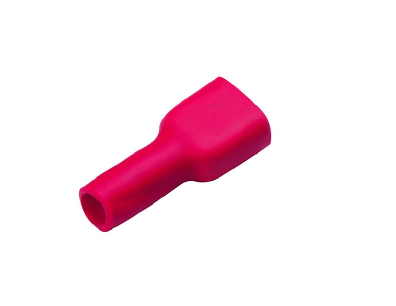CIMCO - Flachsteckhülsen vollisoliert 0,5-1mm² 4,8x0,8mm rot