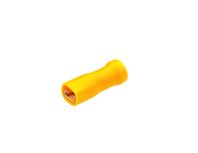 CIMCO - Flachsteckhülsen vollisoliert 4-6mm² 4,8x0,8mm gelb
