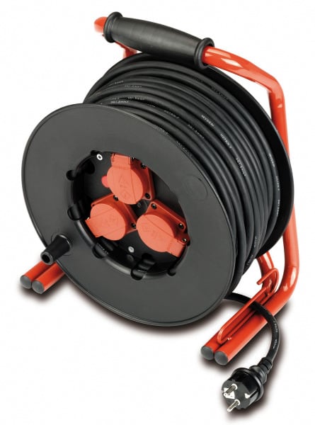 CIMCO - Kabeltrommel Stahlrohr Kunststoff 3xSSD H07RN-F 3G1,5 40m