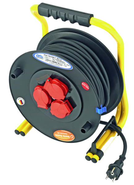CIMCO - Kabeltrommel Stahlrohr Kunststoff 3xSSD H07RN-F 3G1,5 25m