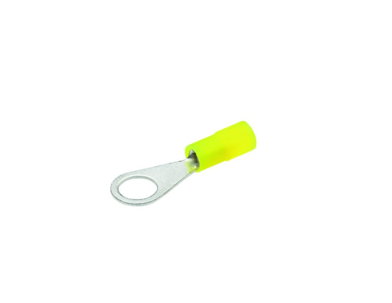 CIMCO - Quetschkabelschuh isol., Ringform Cu, isoliert, DIN 46237-0,1-0,4mm² M3 gelb