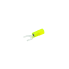 CIMCO - Quetschkabelschuh isol., Gabelform Cu, DIN 46237 0,1-0,4mm² M3 gelb