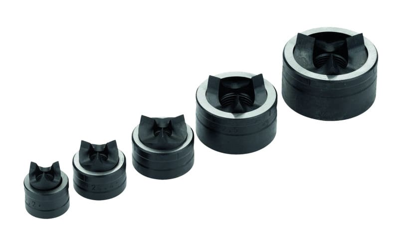 CIMCO - Schraublocher-Sätze Diamant 5-tlg., für Stahlblech, Kunststoff und Alu