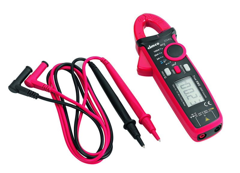 CIMCO - TRMS Vielfach-Messzange AC/DC 100A CAT II 600V/ CAT III 300V