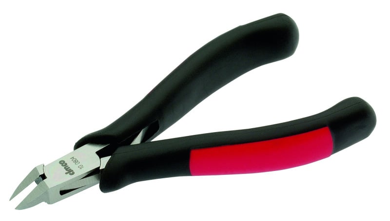 CIMCO - Elektronik-Seitenschneider 120mm, ovalrunder Kopf, schräg, ohne Schneidwate