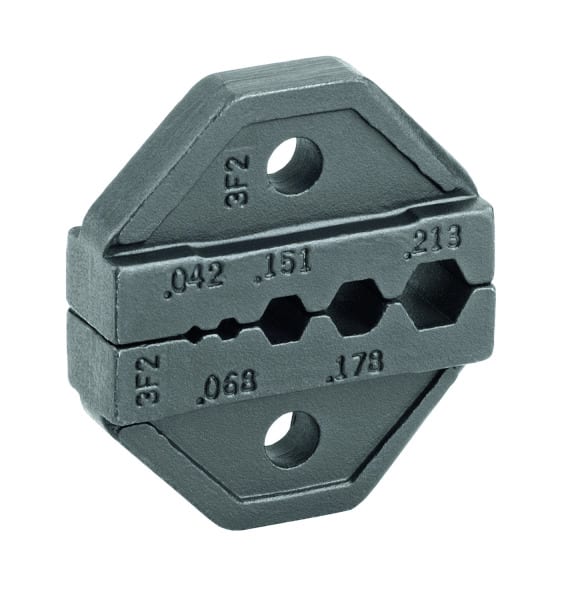 CIMCO - Ersatzprofil Presszangenset, LWL-Stecker mit Sechskantcrimpung