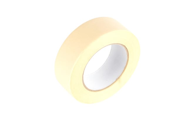 CIMCO - Flachkrepp-Papier-Abklebeband, Breite 38mm, Länge 50m, Stärke 0,16mm, beige