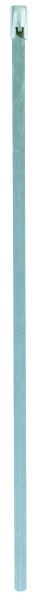 CIMCO - Stahl-Kabelbinder, natur 4,6x125mm, Kabelbaum-D max 27mm, Mindestzugf. 550 N