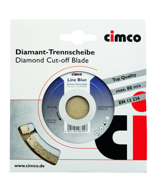 CIMCO - DIAMANT-Trennscheiben LINE BLUE, 230 mm Ø