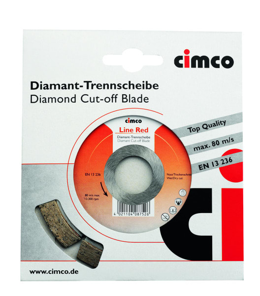CIMCO - DIAMANT-Trennscheiben LINE RED, 115 mm Ø