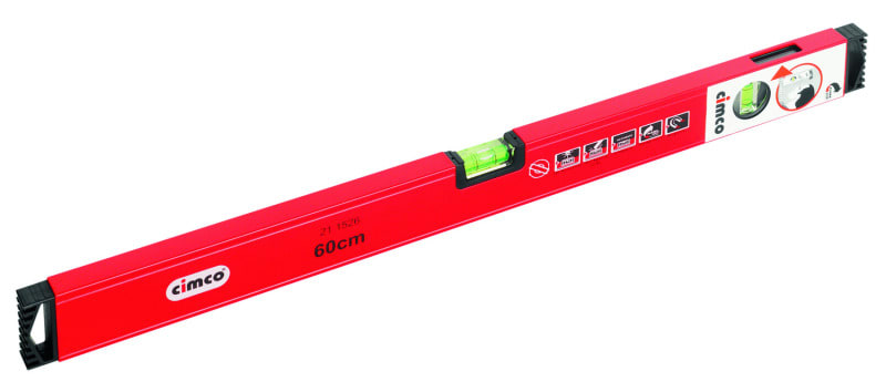 CIMCO - Alu-Wasserwaage 600 mm mit 2 Magneten
