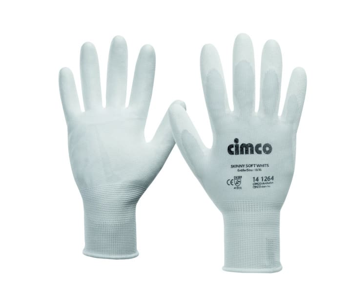 CIMCO - Arbeitshandschuh 'Skinny Soft White', Größe 9/L