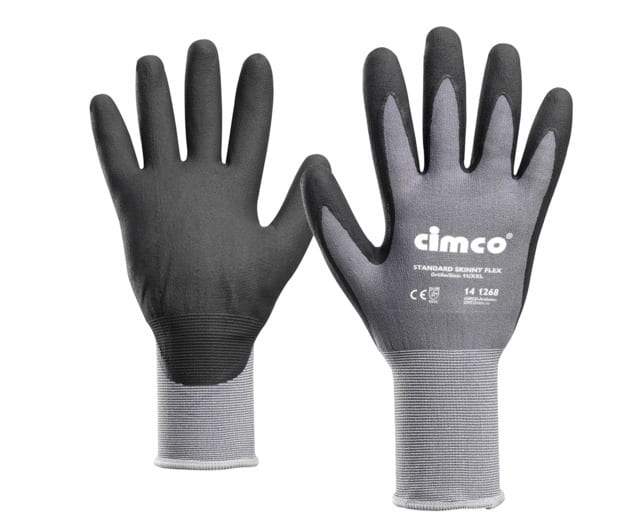 CIMCO - Arbeitshandschuh ''Grip Flex'' schwarz/rot, Größe 8/M