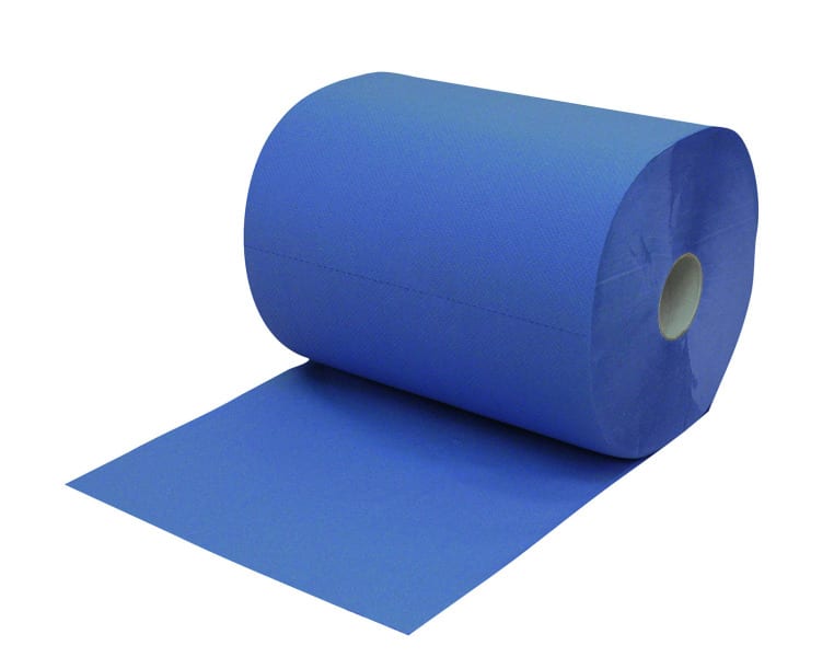 CIMCO - Werkstatt-Handtuchrolle blau, Maße 190 m x 36 cm