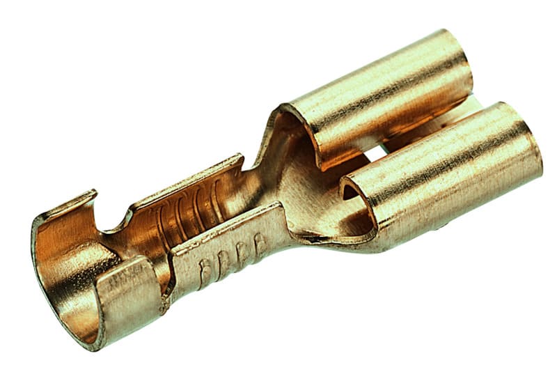 CIMCO - Flachsteckhülse, nicht isoliert, Querschnitt 1,5-2,5mm², Steckermaß 6,3mmx0,8mm