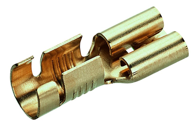 CIMCO - Flachsteckhülse, nicht isoliert, Querschnitt 4-6mm², Steckermaß 6,3mmx0,8mm