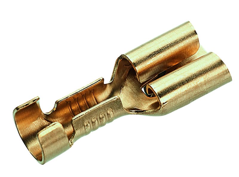 CIMCO - Flachsteckhülse, nicht isoliert, Querschnitt 1,5-2,5mm², Steckermaß 6,3x0,8mm