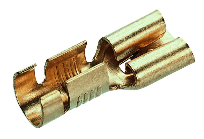 CIMCO - Flachsteckhülse, nicht isoliert, Querschnitt 4 - 6 mm², Steckermaß 6,3 x 0,8 mm