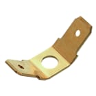CIMCO - Flachstecker, nicht isoliert, abgewinkelt, 2 x 45°, M 4