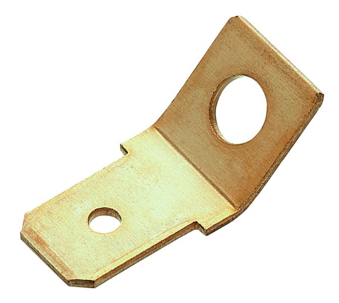 CIMCO - Flachstecker, nicht isoliert, abgewinkelt, 1 x 45°, M 3,5