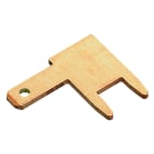 CIMCO - Flachstecker, nicht isoliert, 90° gewinkelt, 2,8 x 0,8 mm