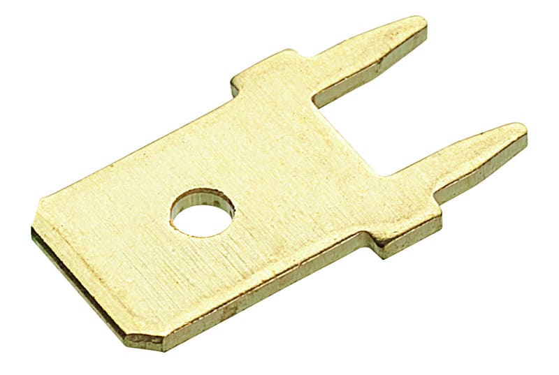 CIMCO - Flachstecker, nicht isoliert, gerade 6,3 x 0,8 mm
