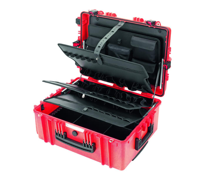 CIMCO - Gigant-Werkzeugkoffer-Trolley, rot