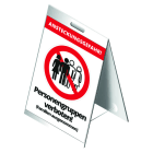 CIMCO - Dachaufsteller 'Personengruppen verboten!'