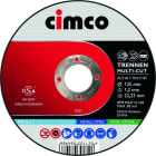 CIMCO - Korund-Trennscheibe Multi-Cut, NormalausführungT, 125 mm Ø