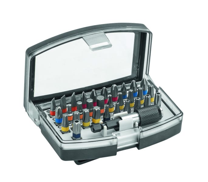 CIMCO - Bit-Satz 32-teilig, PH, PZ, TX, Hex, SZ, Magnethalter
