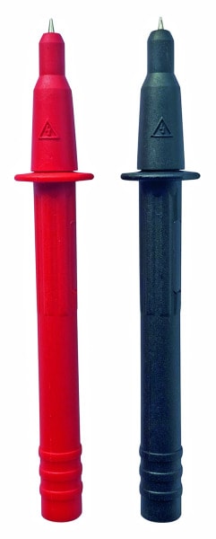 CIMCO - Prüfspitzen-Set, 4 mm Spitze, schwarz, und rot