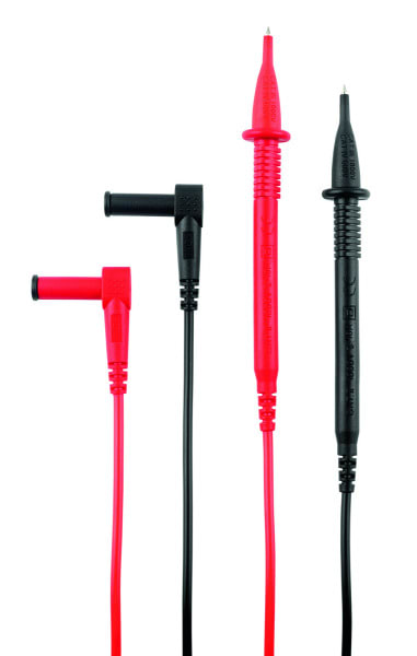 CIMCO - Messleitungs-Set, Standard, schwarz/rot, CAT III/1000V, max 16A, L 1m