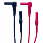 CIMCO - Messleitungs-Set, Bananenstecker schwarz/rot L = 1m
