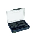 CIMCO - Schrumpfschlauch-Set BLACK, in Sortimentsbox, 130-teilig, transparent, dünnwandig