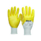 CIMCO - Arbeitshandschuh ''Nitril'' gelb/weiß, Größe 10/XL