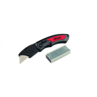 CIMCO - Cutter-Klappmesser, Klingen-Schnellwechsel, mit 10 Ersatzkl.