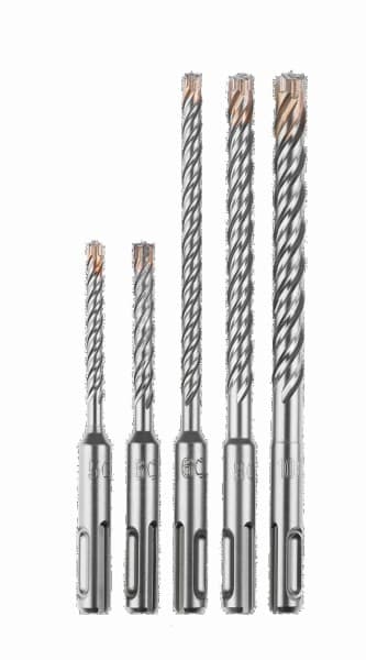 CIMCO - SDS-Plus-Hammerbohrer HELIX, 5tlg: 5-6x110 + 6-8-10x160
