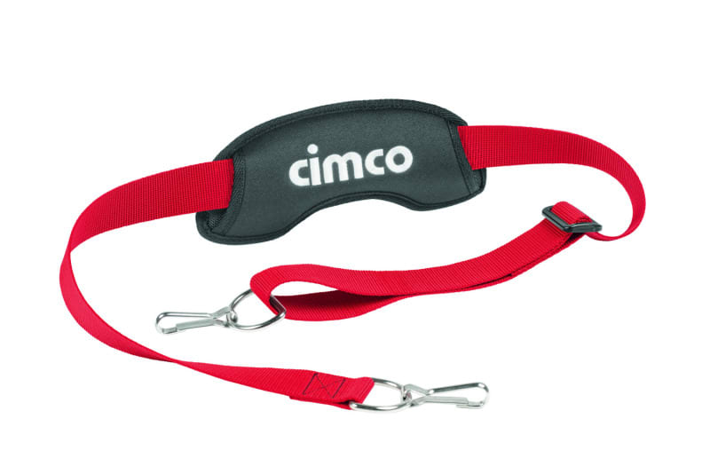 CIMCO - Tragegurt mit Schulterpolster und Karabiner