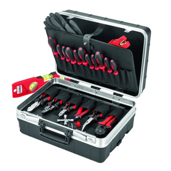 CIMCO - Technikerkoffer-Industrie Trolley bestückt mit 21 Qualitätswerkzeugen