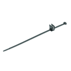 CIMCO - Clip-Kabelbinder 4,6x200 schwarz, Klemmbereich 1-3 mm