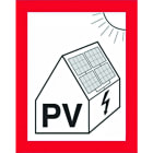 CIMCO - Brandschutzzeichen Hinweis auf PV-Anlage