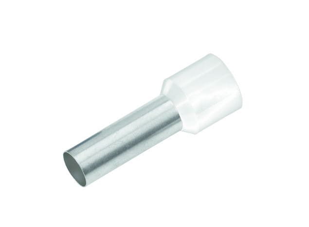 CIMCO - Isolierte Aderendhülse 0,5mm² x 10mm, weiß