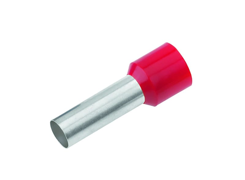 CIMCO - Isolierte Aderendhülse 1,0mm² x 8mm, rot