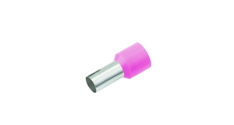 CIMCO - Isolierte Aderendhülse 0,25mm² x 6mm, violett