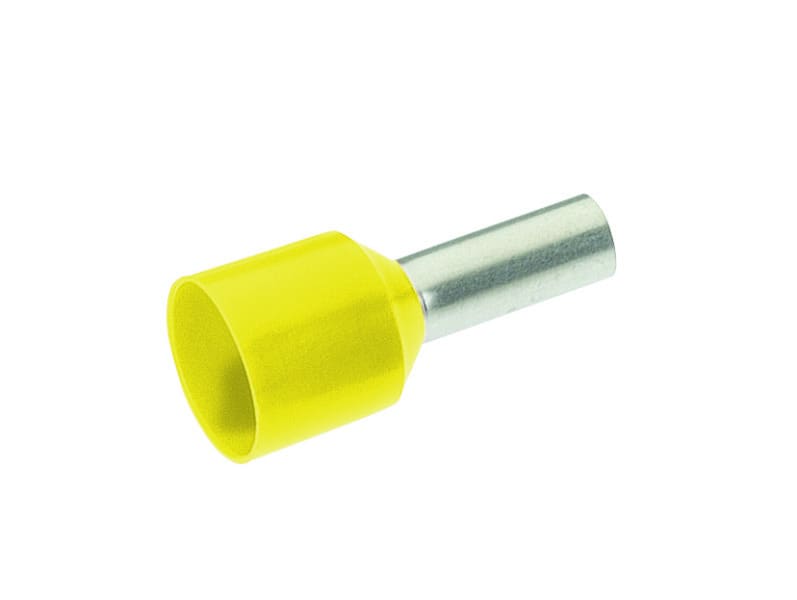 CIMCO - Isolierte Aderendhülse 6mm² x 12mm, gelb