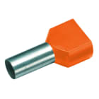 CIMCO - Zwillingsaderendhülse 2 x 0,5mm² x 8mm, orange