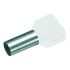 CIMCO - Zwillingsaderendhülse 2 x 0,75mm² x 10mm, weiß